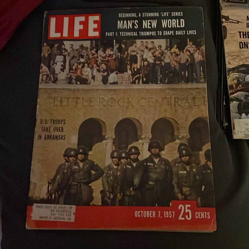 LIFE magazine October 7, 1957 a stunning “life” series MANS NEW WORLD Part 1.